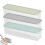 Stackable Clear Crisper Boxes for Fridge – 3PCS Pasta & Produce Organizer, Compatible with Standard Refrigerators 1