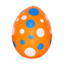 13.8 Inch Inflatable Easter Egg Outdoor Decoration Easter Ornament Blow Up Ornaments for Indoor Outdoor Holiday Garden Yard Porch Party Decoration