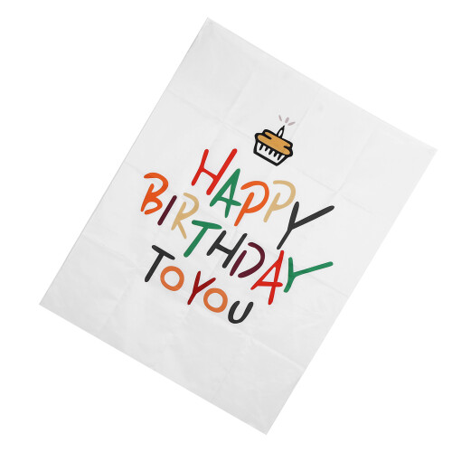 Soft Polyester Birthday Backdrop