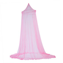 Elegant Dome Bed Canopy with Lace Trim