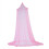Elegant Dome Bed Canopy with Lace Trim 1