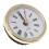 Quartz Clock Insert 2.55 Inch Roman Numeral White Face Gold 3