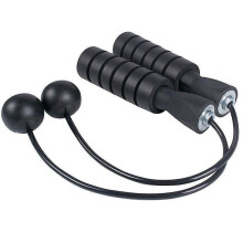 (Black) Ropeless Jump Rope Weight Skip Rope For Indoor Outdoor Fitness Training Weighted Jump Rope Home Workout Cordless Skipping Rope