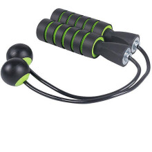 (Green) Ropeless Jump Rope Weight Skip Rope For Indoor Outdoor Fitness Training Weighted Jump Rope Home Workout Cordless Skipping Rope