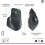 Logitech Logitech MX Master 3S Performance Wireless Mouse, 8,000 DPI Silent, Ergonomic, Ultra Fast Scrolling 7