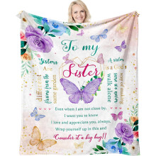 Sisters Gifts Throw Blanket 60x50 inches
