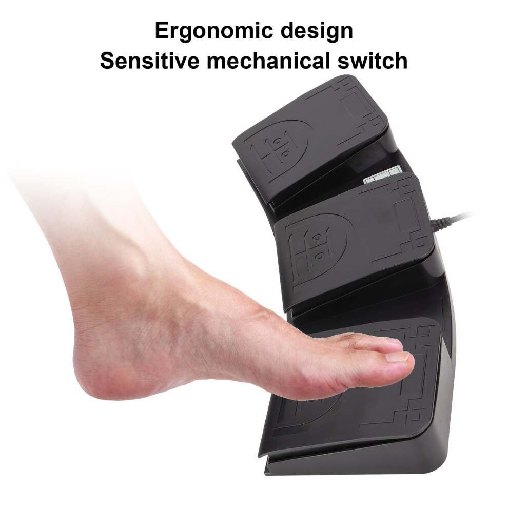 3 Key Usb Foot Pedal For Game Media 7790334550090