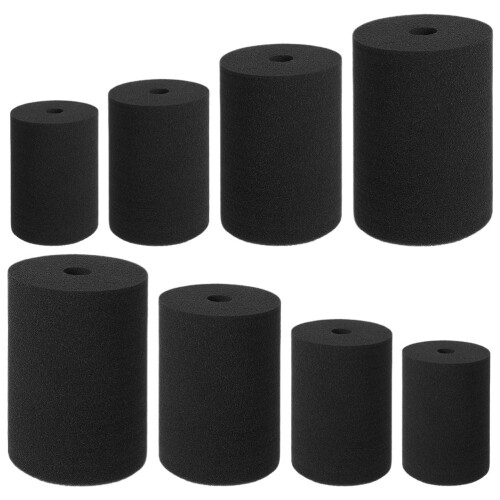 Elastic Sponges for Cup Turner Black 8 Pcs 2