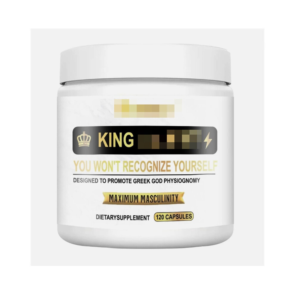 (1Pc) Menâs Masculinity & Physique Support Supplement, Maximum Male Wellness Formula, 120 Capsules