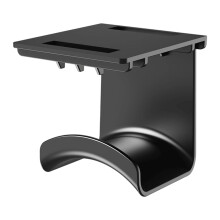 Mehrzweck-Klebe-Kopfhörerständer, Wand-Schreibtisch,-Schwarz