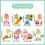 Easter Hanging Ornament Set Colorful 8 pcs 3