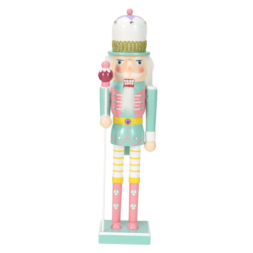 Wooden Nutcracker Decoration Traditional Christmas Doll 2