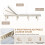 5-Position Adjustable Wood Lounge with Cushions 5