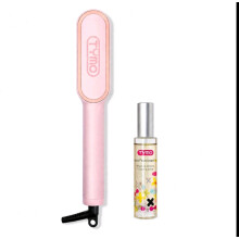 TYMO Ceramic RING Curly Hair Straightening Brush with Heat protectanat spray