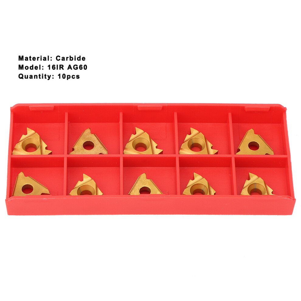 16Ir Ag60 Carbide Inserts 10Pcs Lathe 7790334726563
