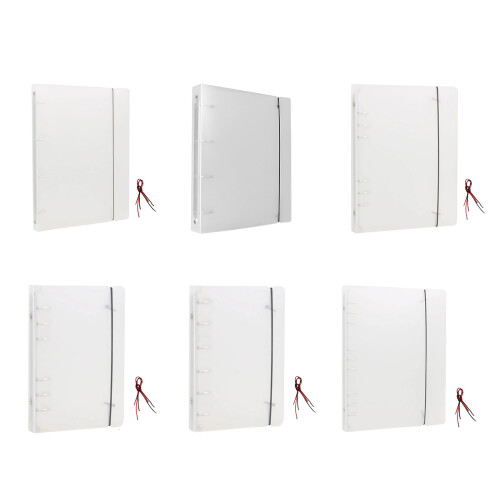 Couverture de classeur à anneaux pour la-4 sangles 4 trous 1