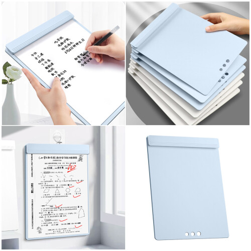 Light Weight A4 Clipboard Writing Board Writing Pad-White 2