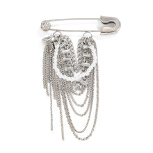 Fijne strass broche parels strengen elegante pin voor jurken