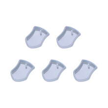 Ensemble de 5 moules à breloques créatifs en Silicone, conçus-2