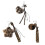 Unique Leopard Design Plush Key Ring Pendant Perfect For-Star 2