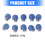10Pcs Scissors Silencers Rubber Noise Reducers-Clear 4
