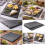 True Face 1 Pack Natural Slate Cheese Serving Board Platter 5