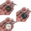 Zinc Alloy Retro Math Formulas Geometry Science Round Glass-3 2
