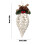 Christmas Tree Pendant Ice Crystal 2 Pack White 5.5 In 3
