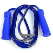 Blue Heavy Rubber Bearing Skipping Rope well