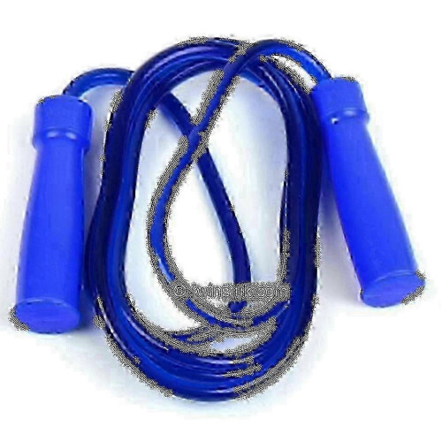 Blue Heavy Rubber Bearing Skipping Rope well