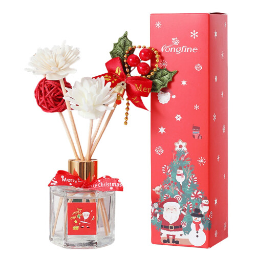 Aromatherapy Diffuser Set Glass Holiday Fragrance 50ml