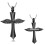 Cross Urn Necklace Ashes Keepsake Pendant 1