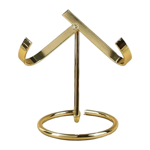 Metal Heart-Shaped Easel Display Stand for Mineral Specimens