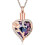 Rozenbloem crematie as hanger ketting 1