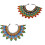 Overdreven Multi Strand Bead Ketting Statement Sieraden-Y0313 1 2