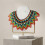 Overdreven Multi Strand Bead Ketting Statement Sieraden-Y0313 1 7