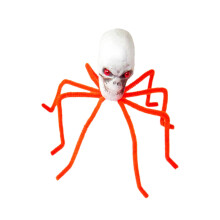 Halloween Spindeldekoration Inomhus Läskigt Spökhuvud Rekvisita