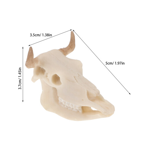 Resin Skull Lichtgewicht Aquarium Decor 1