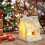 Weihnachtsdorfhäuser LED-Schneehäuschen Resin2025 2