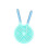 (Blue light) Glowing Jump Rope Adjustable 2.8m Light Up Skipping Rope 1