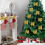 Christmas Tree Bows Yellow Sequined Bowknot Ornaments 6 Pack 5