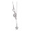 Unique Spirals Note Star Pendant Necklace Comfortable Wear 1