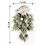 Christmas Wreath Decoration Artificial White 50 cm 1