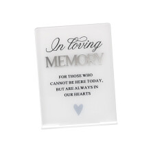 Simple Acrylic Wedding Tributes Sign Feature Sentimental-A
