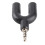 Black U-Shape 3.5mm 2-Way Headset Splitter Adapter 1