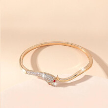 Creatieve geometrische armband voor dames, eenvoudige en elegante stijl, moderne luxe mode-sieraden