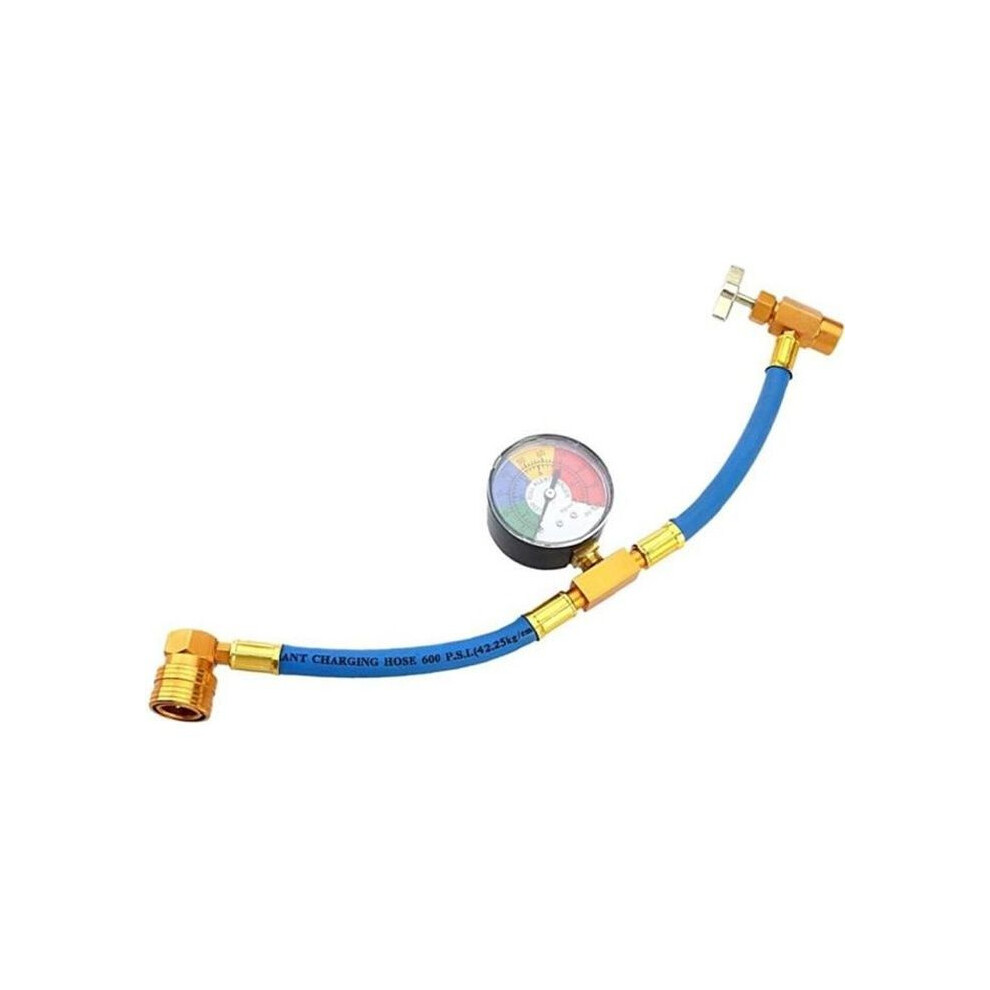 Car Air Conditioning Recharge Hose, Fluorinated Refrigerant With Measuring Tube, Compatible With R134a, Robust 6083684959431