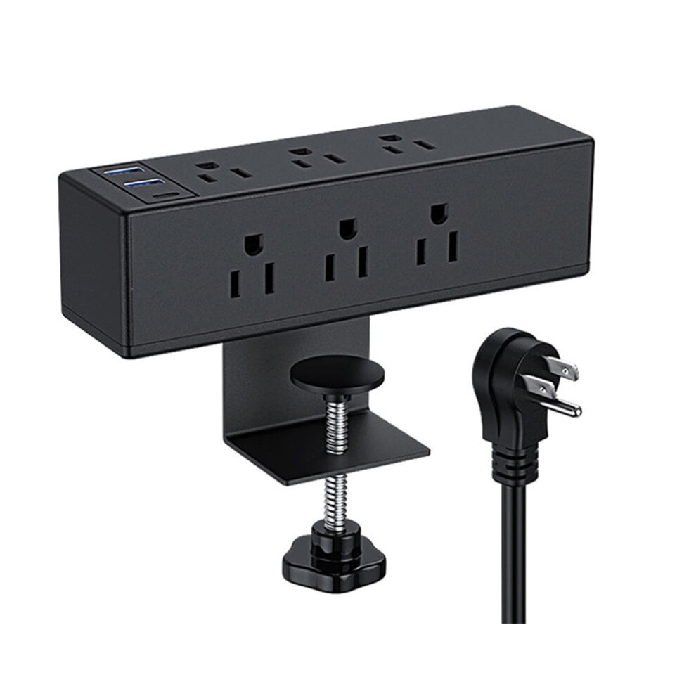 Desktop Edge Power Strip With Usb Ports And 8 Ac Outlets 917087640473