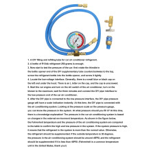 134A Refrigerant Filling Hose with Connector