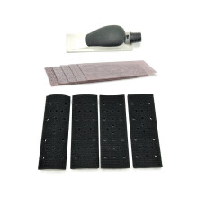 Hand Sanding Block Dust Extraction Grinding Hand Sander Multi-Hole with Sandpaper for Wood Polishing Car Detailing